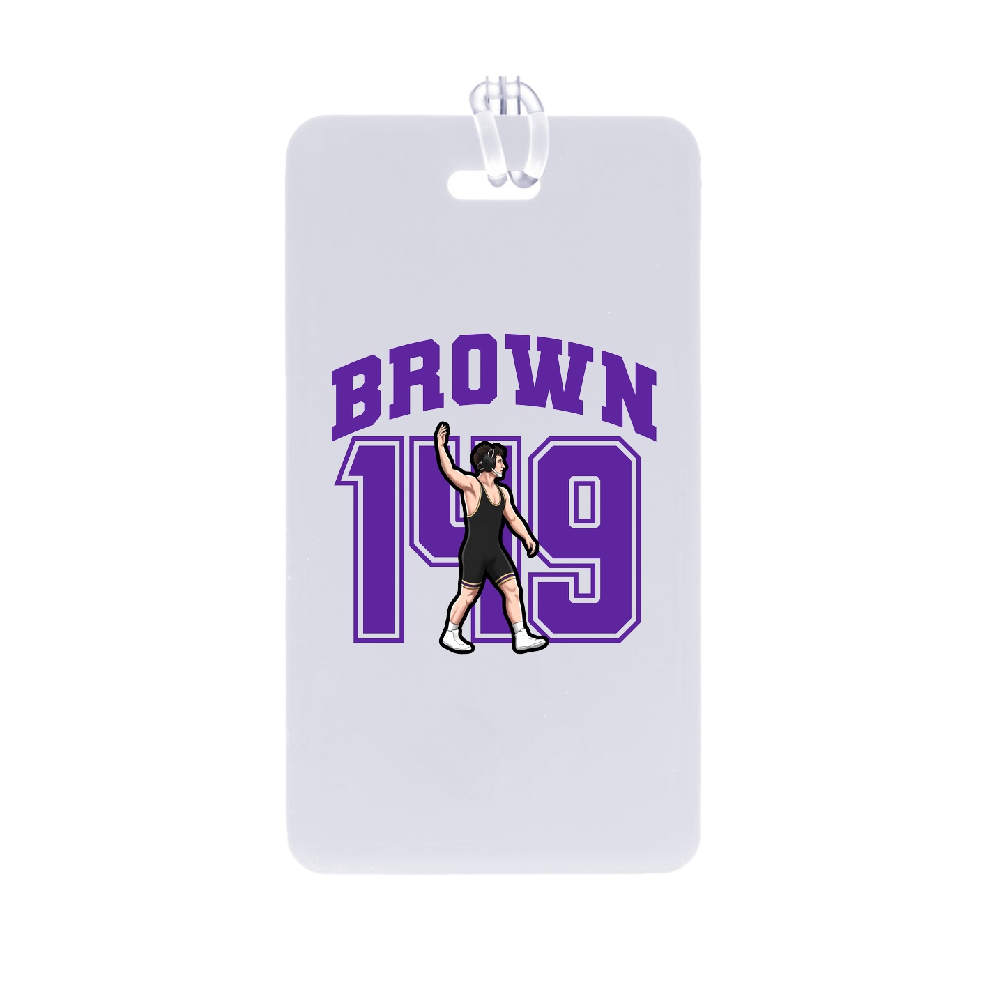 Bag Tag — Number in Classic