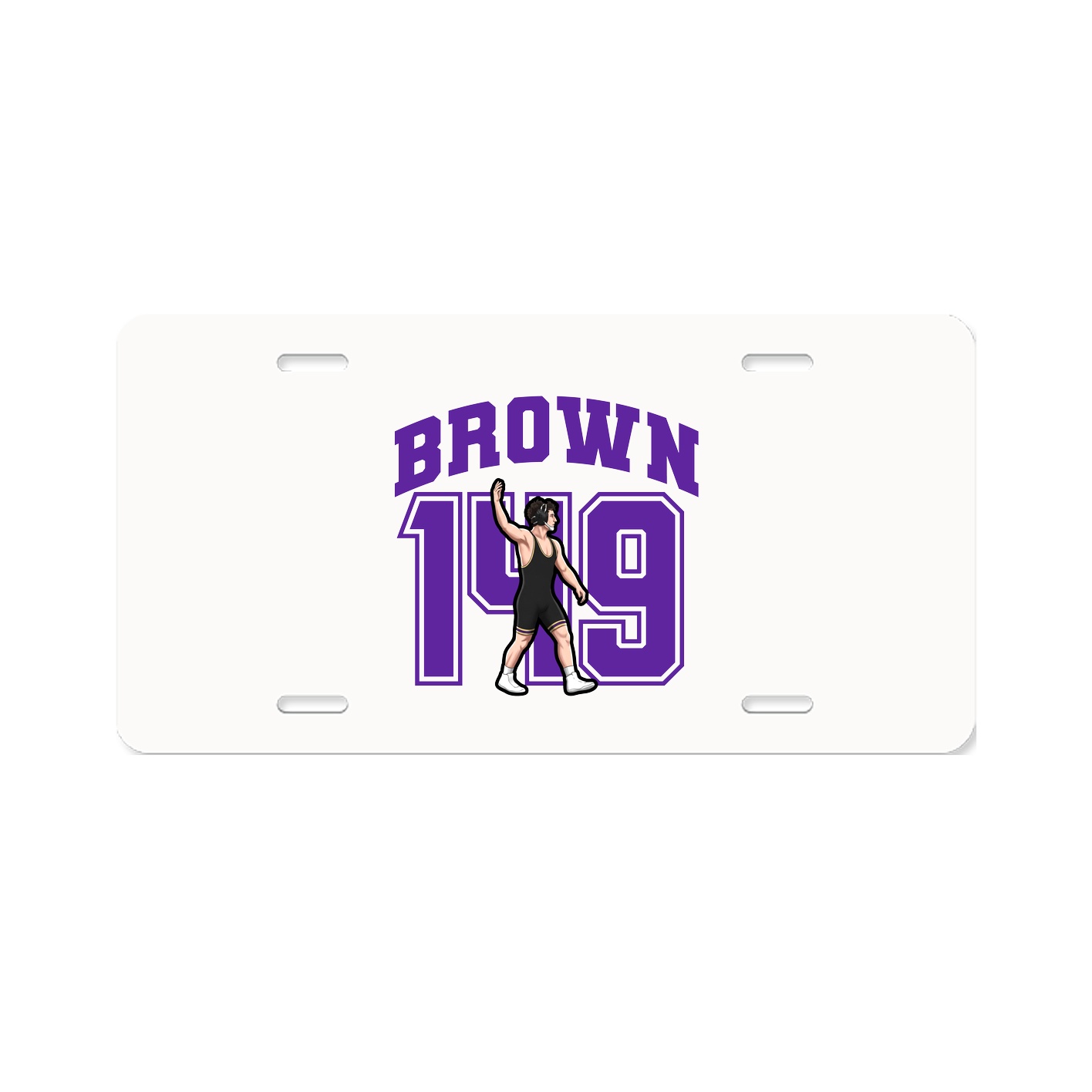 License Plate — Number in Classic