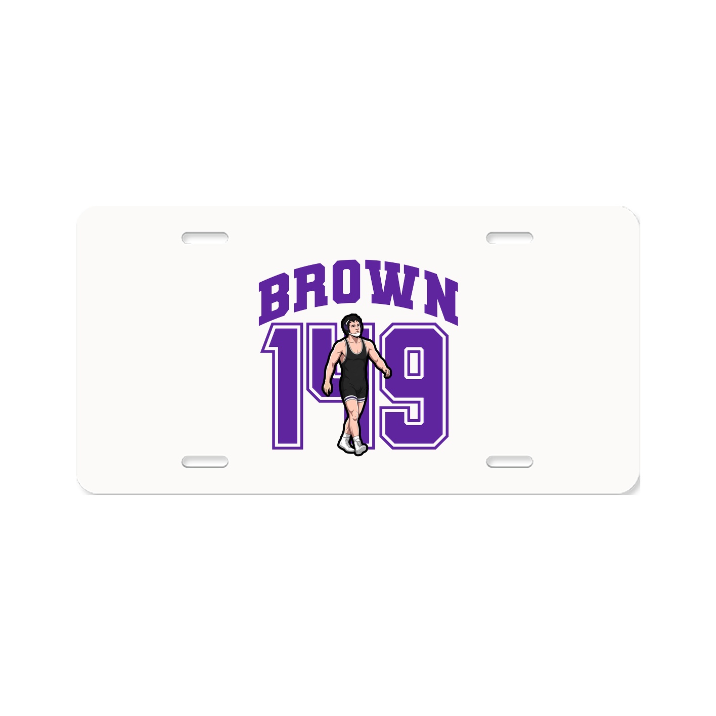 License Plate — Number in Classic