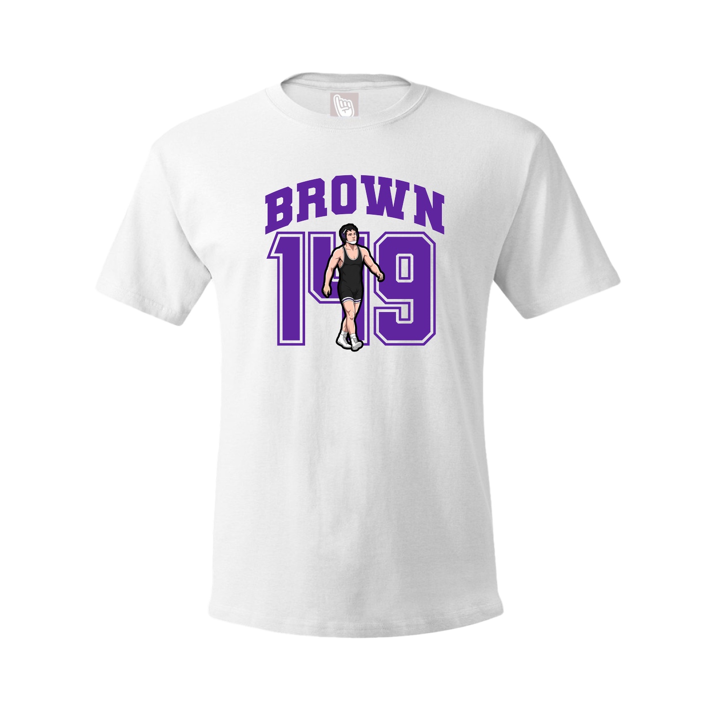 Youth Tee — Number in White