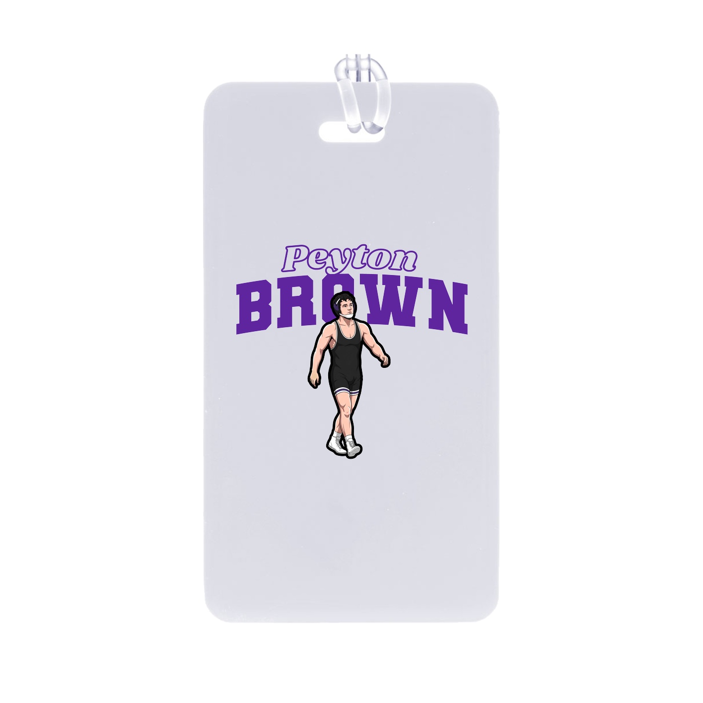 Bag Tag — Name Arch in Classic