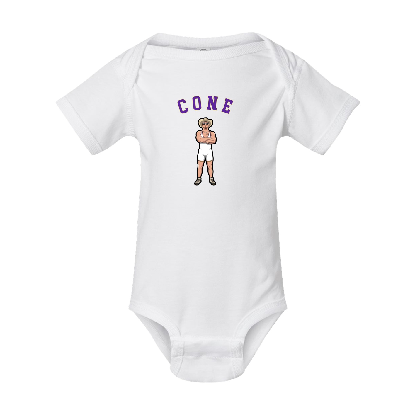 Baby Onesie — Shirsey Arch in White