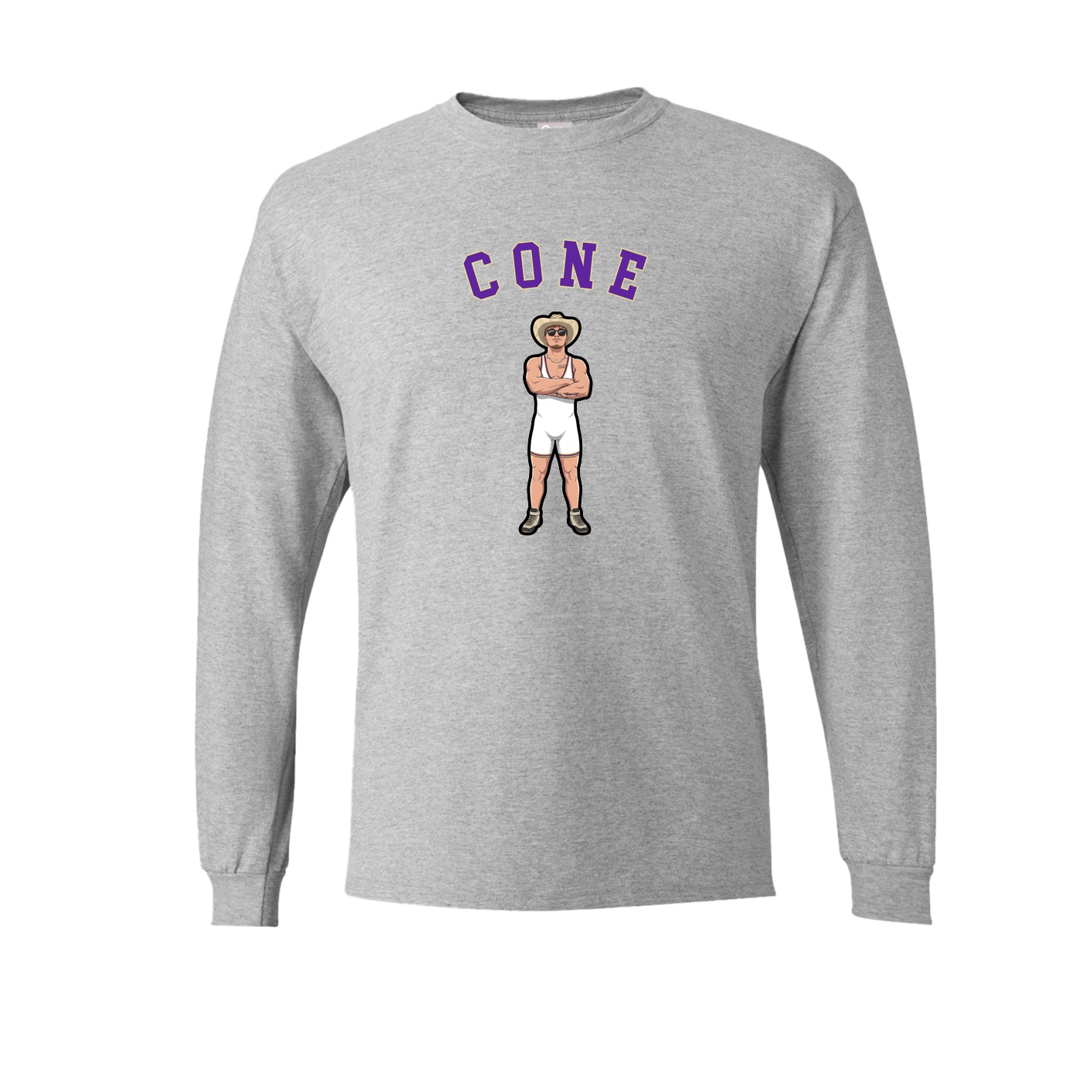 Long Sleeve Tee — Shirsey Arch in Grey