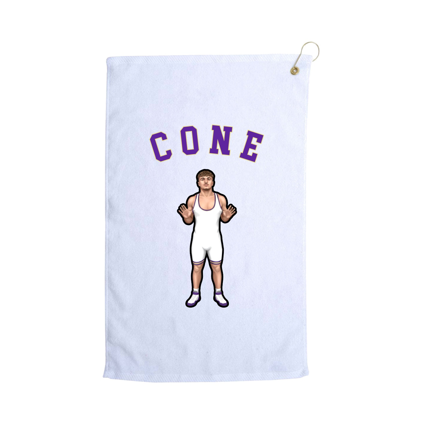 Golf Towel — Shirsey Arch in White