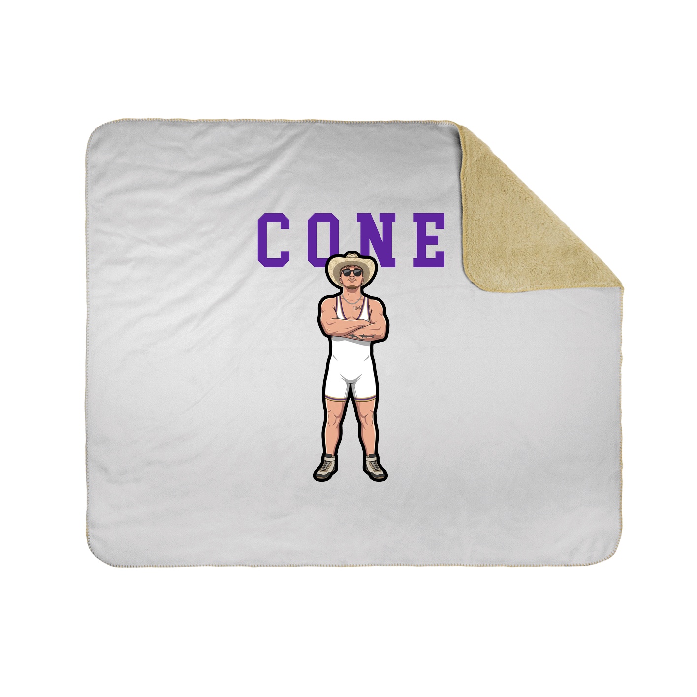 Throw Blanket — Shirsey in White