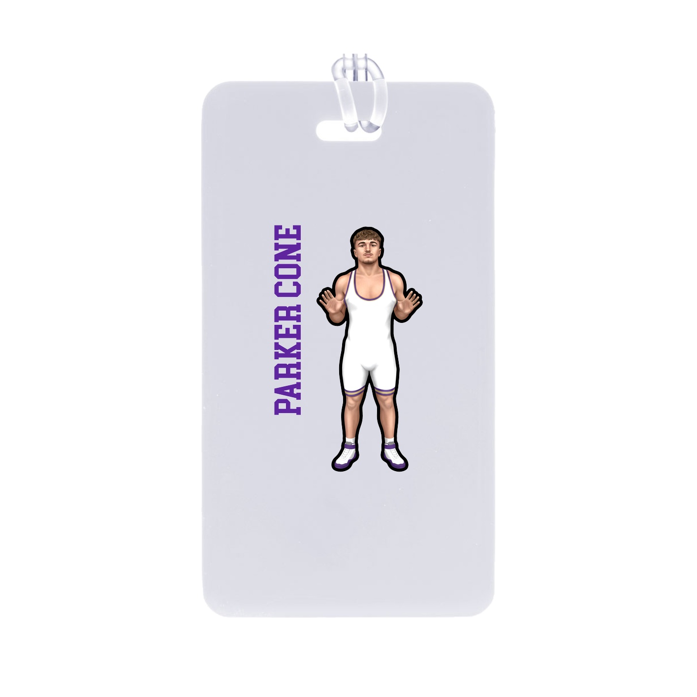 Bag Tag — Name Vertical in Classic