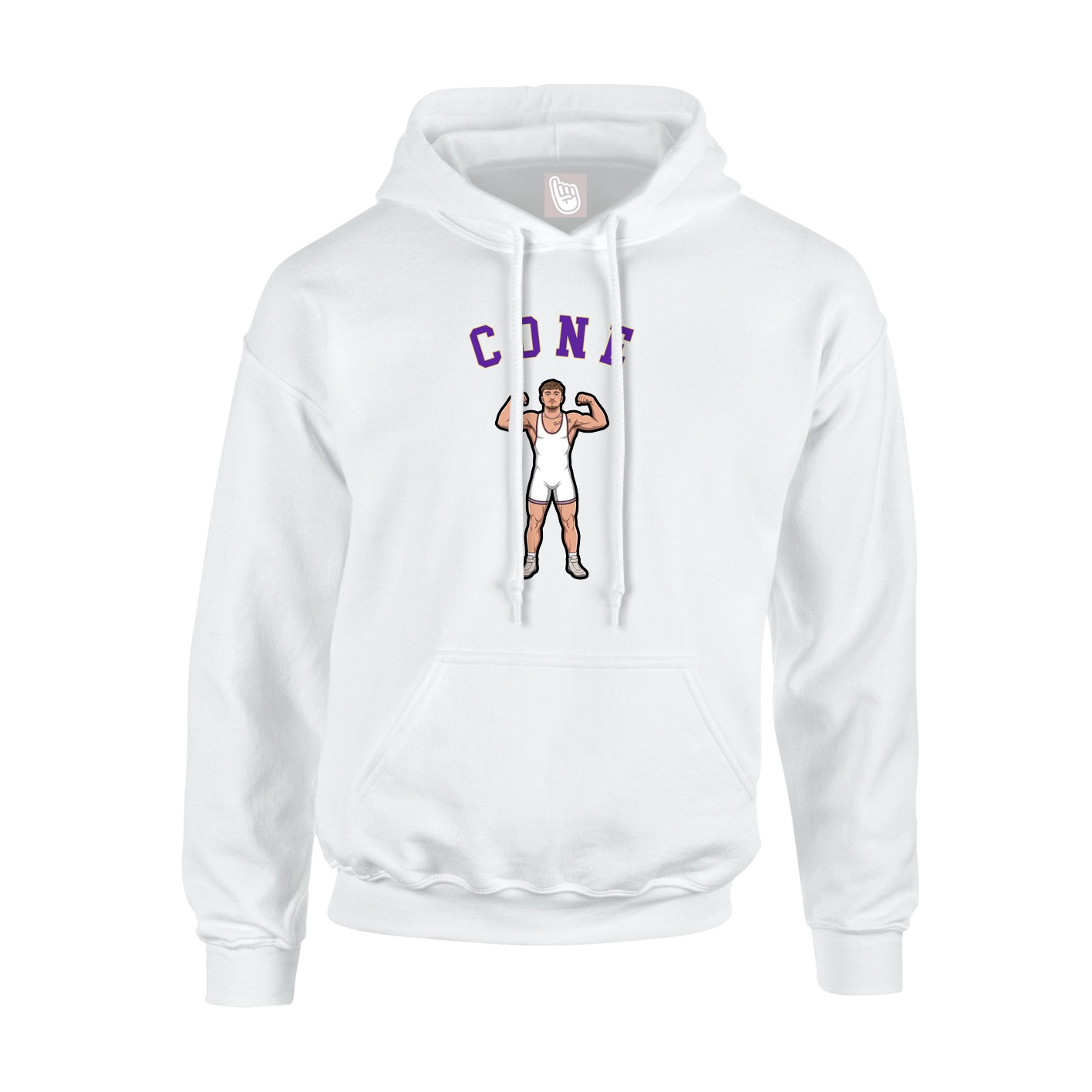 Hoodie — Shirsey Arch in White