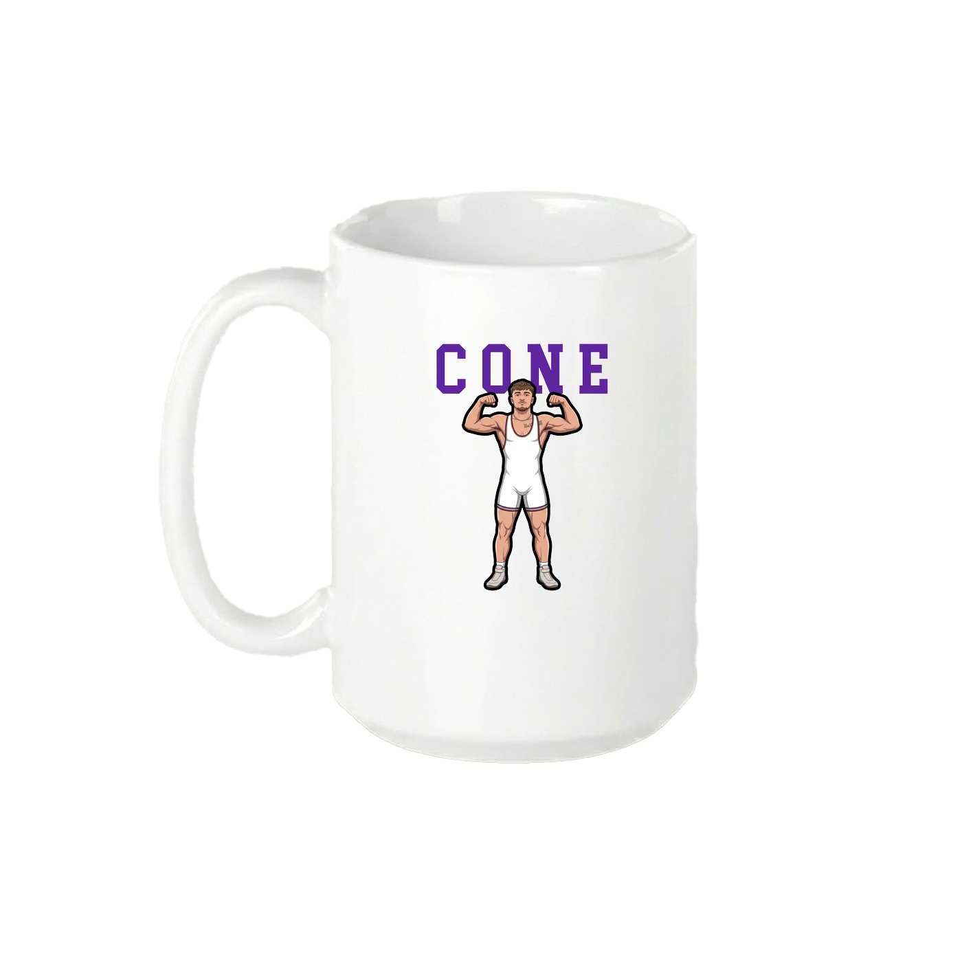15oz Coffee Mug — Shirsey in White