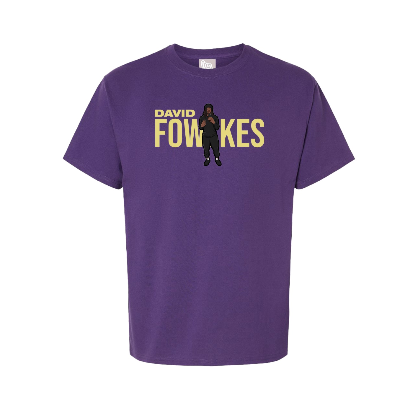 Youth Tee — Player Name in Purple