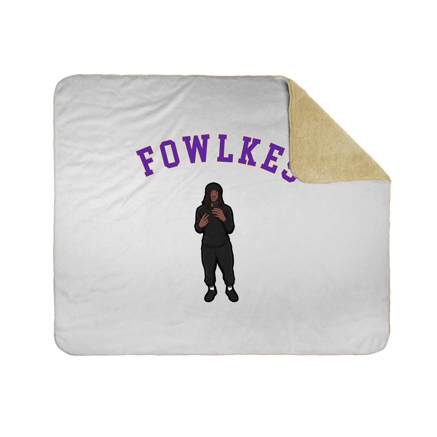 Throw Blanket — Shirsey Arch in White