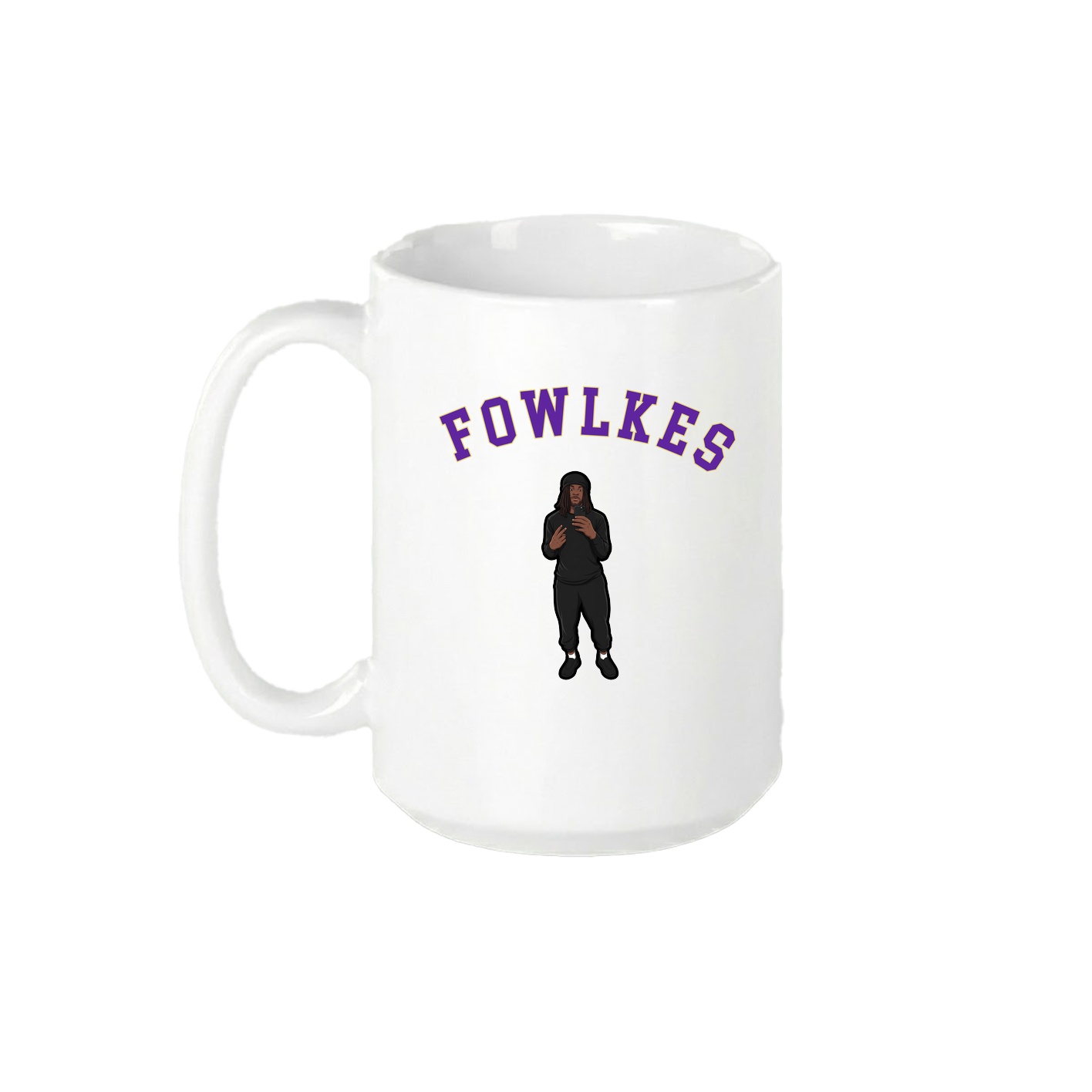 15oz Coffee Mug — Shirsey Arch in White