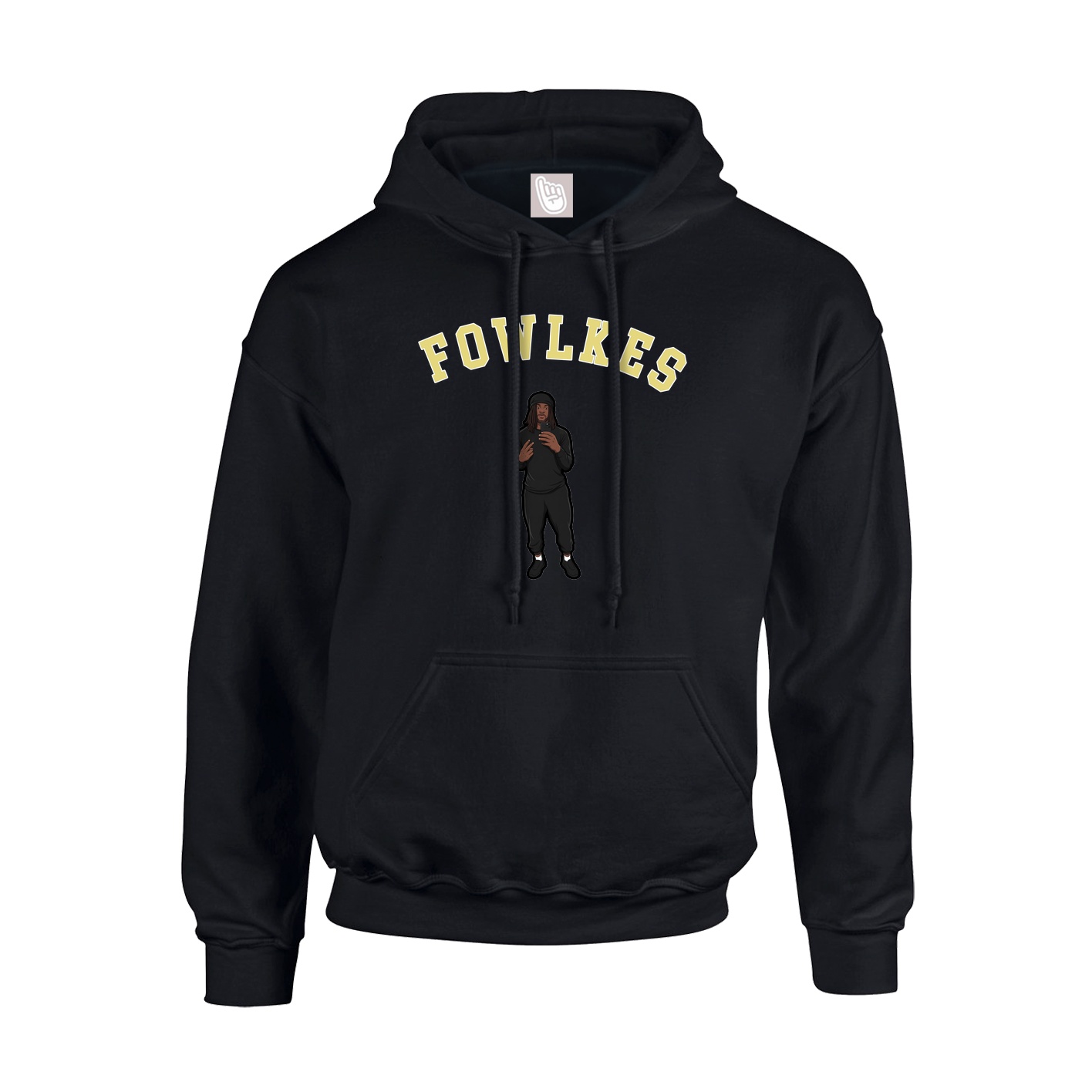 Youth Hoodie — Shirsey Arch in Black