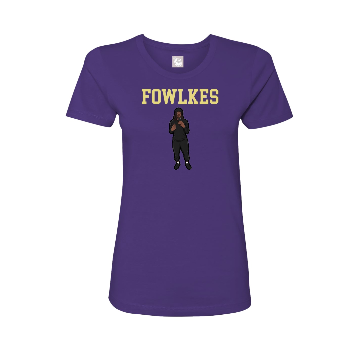 Fitted Women's Tee — Shirsey in Purple