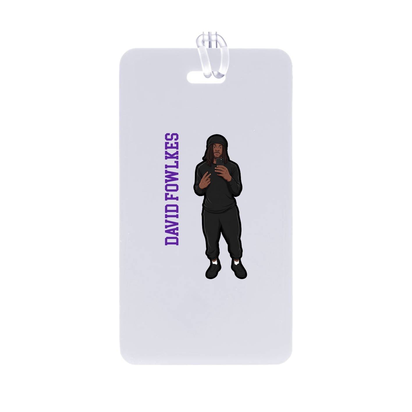 Bag Tag — Name Vertical in Classic