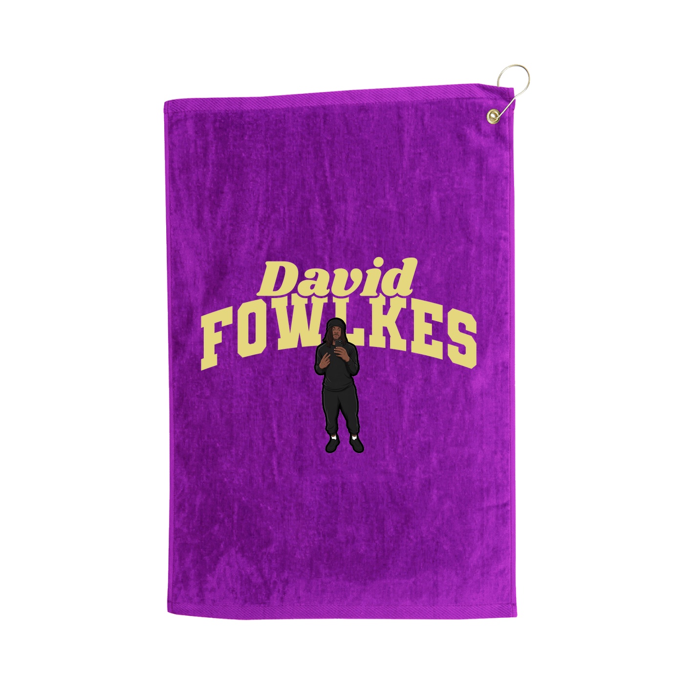 Golf Towel — Signature Arch in Purple