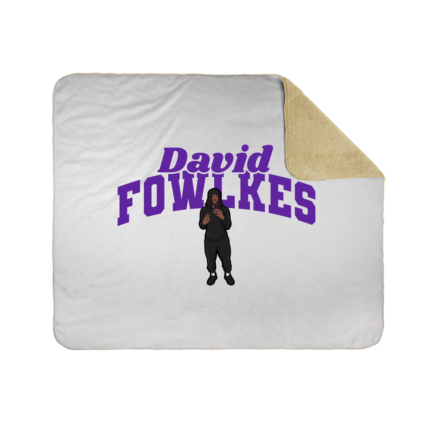 Throw Blanket — Signature Arch in White