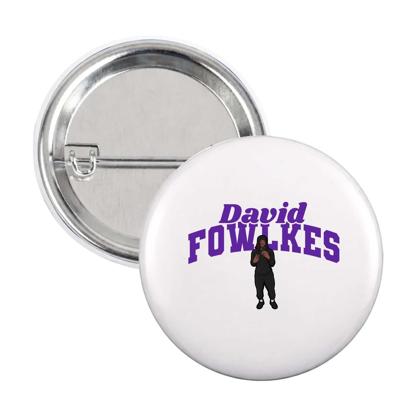 Game Day Button — Signature Arch in White