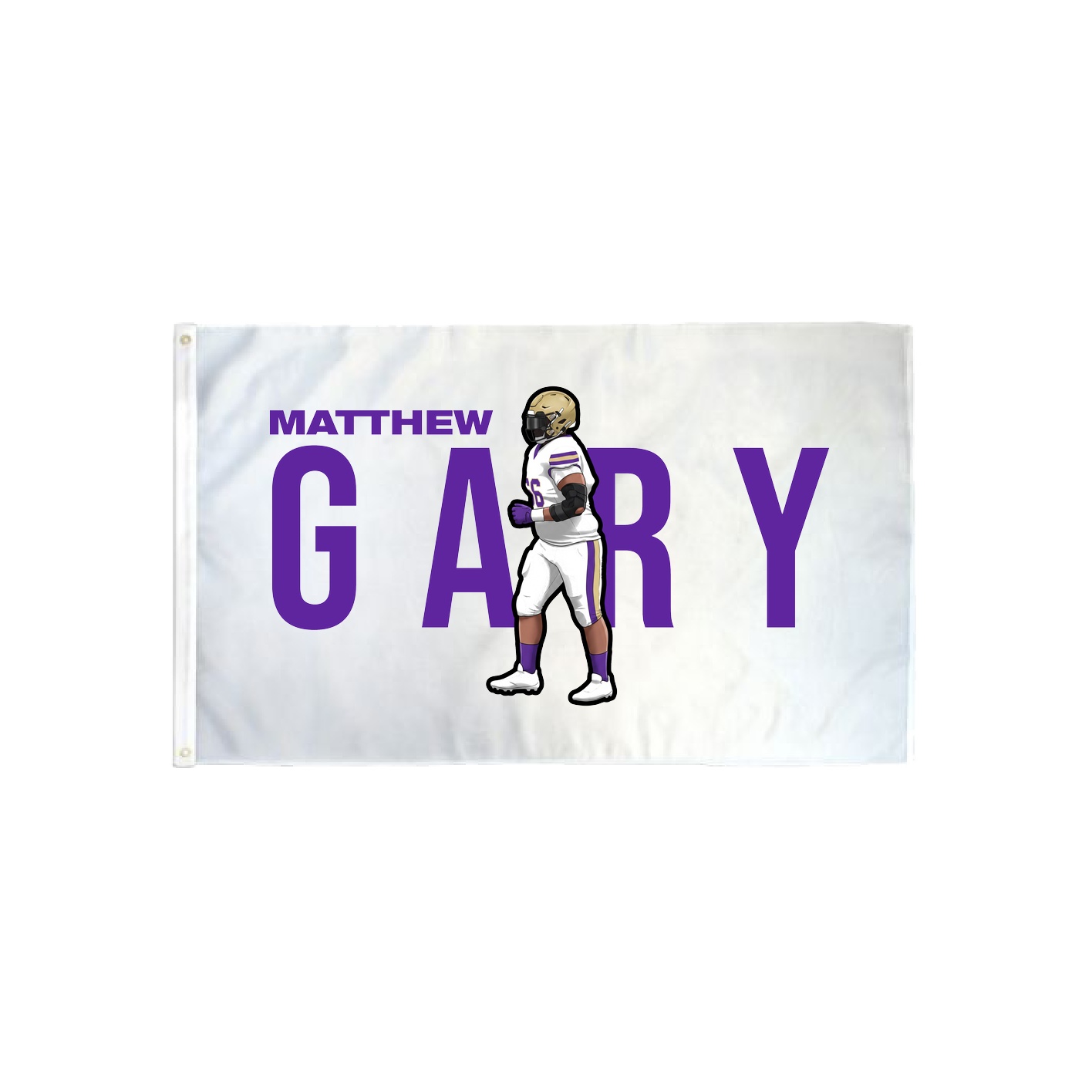 3x5 Flag — Player Name in Classic