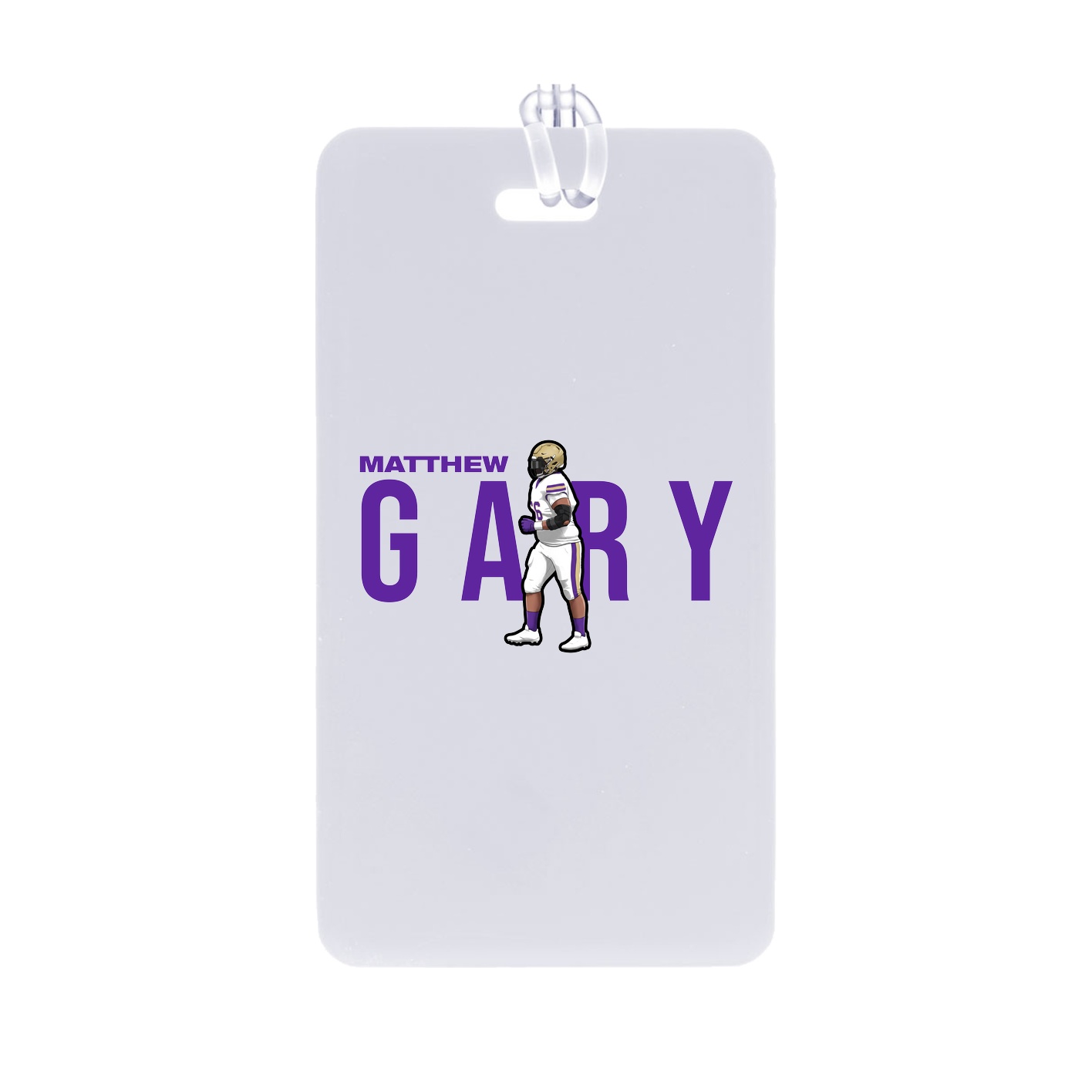 Bag Tag — Player Name in Classic