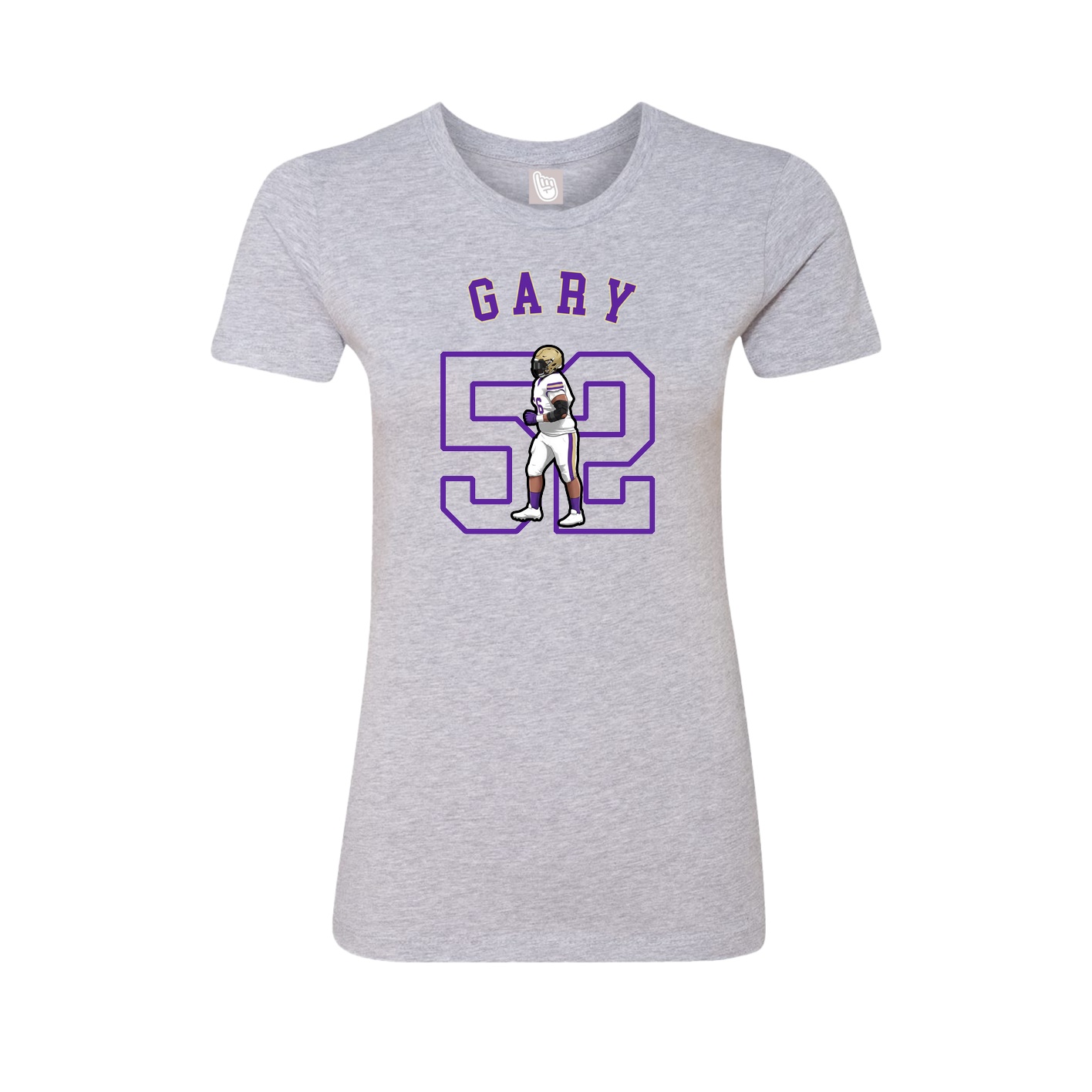Fitted Women's Tee — Shirsey Arch in Grey