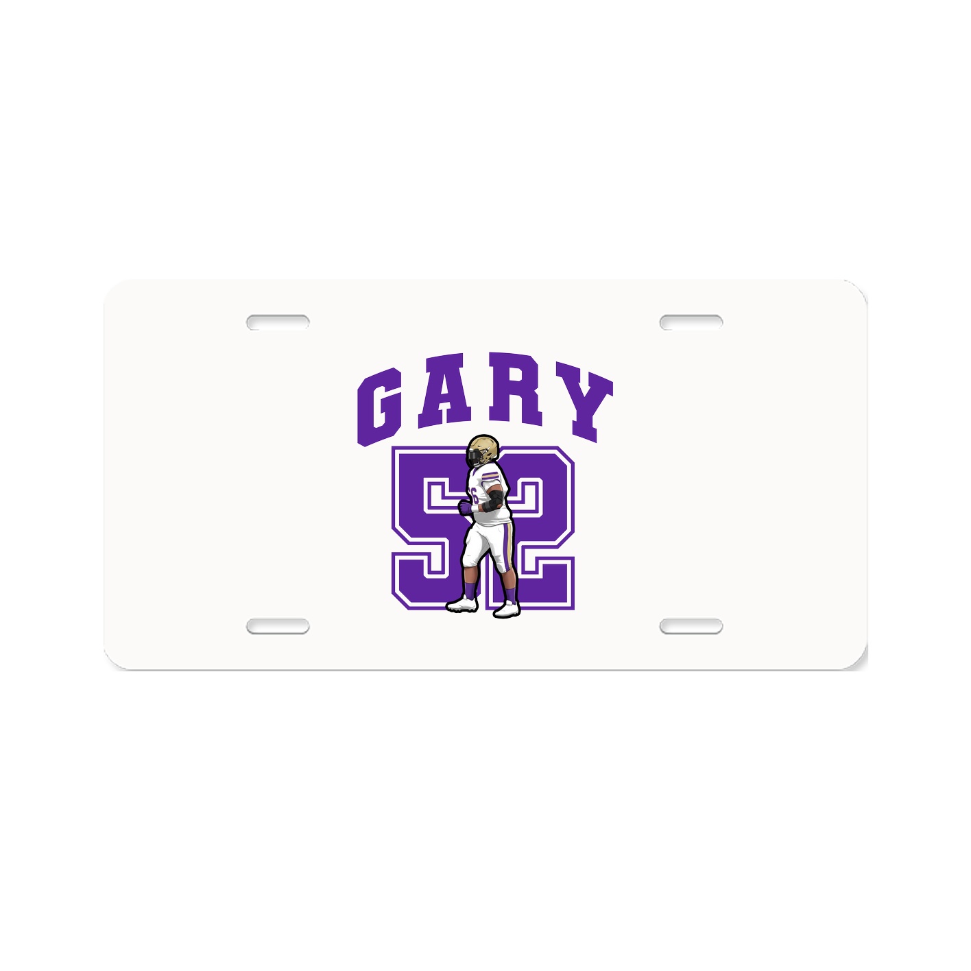 License Plate — Number in Classic