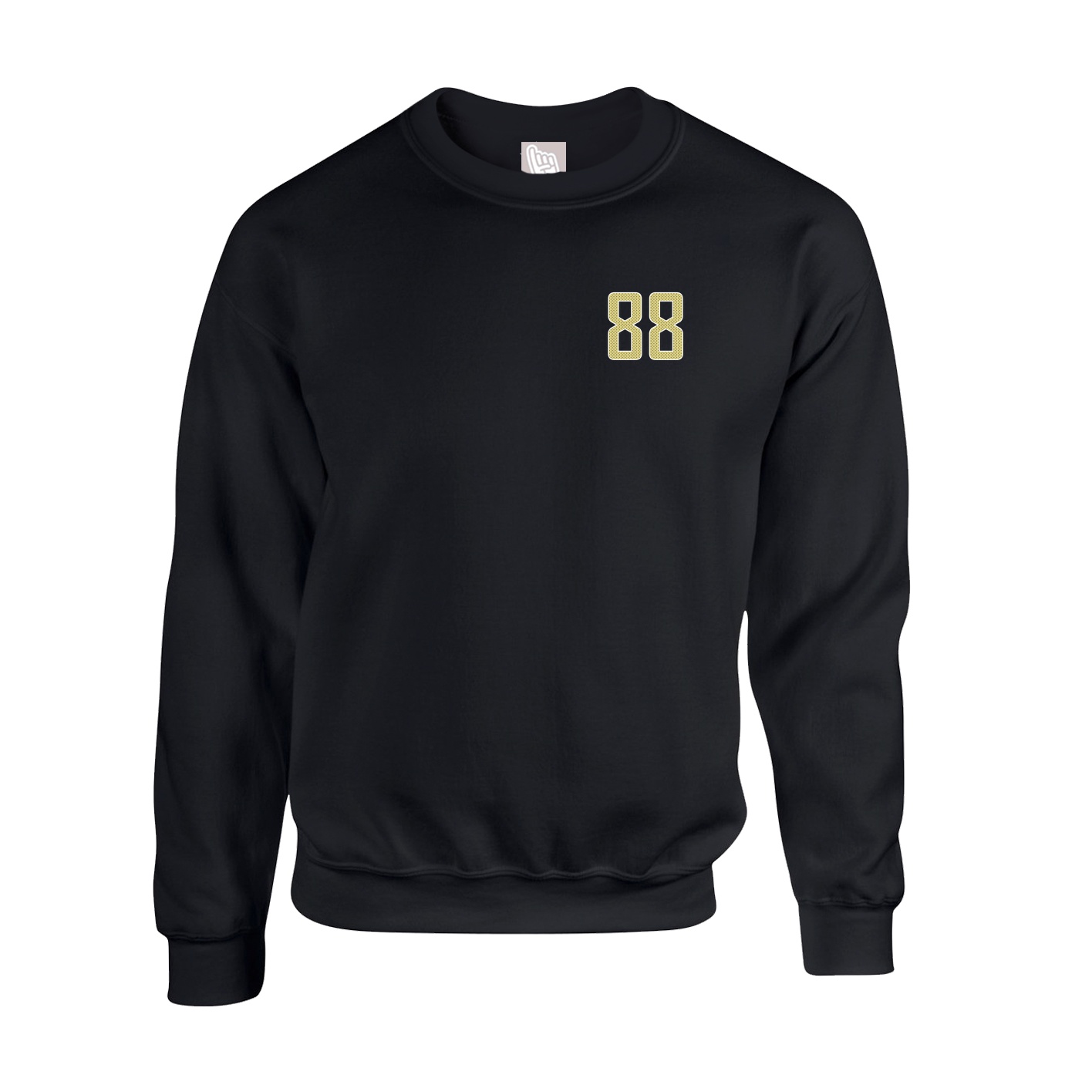 Fleece Crew — Front Shirsy in Black