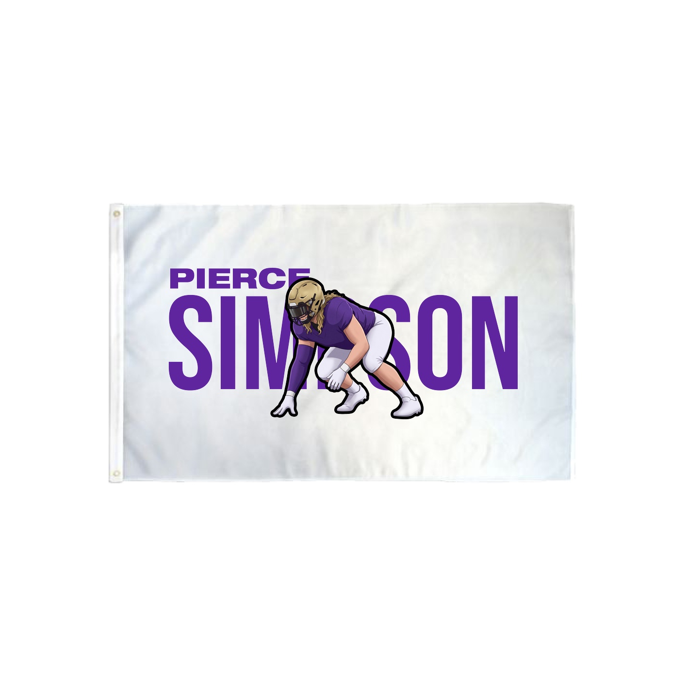 3x5 Flag — Player Name in Classic