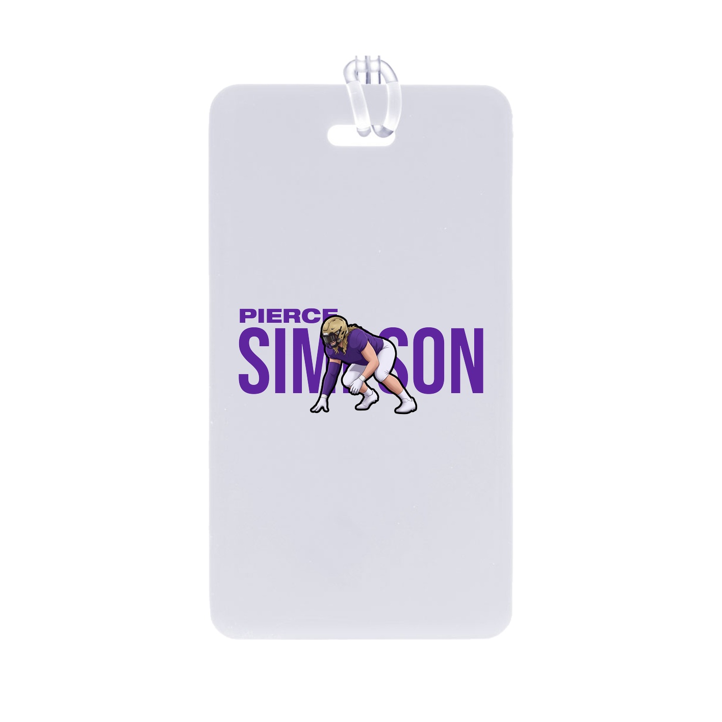 Bag Tag — Player Name in Classic