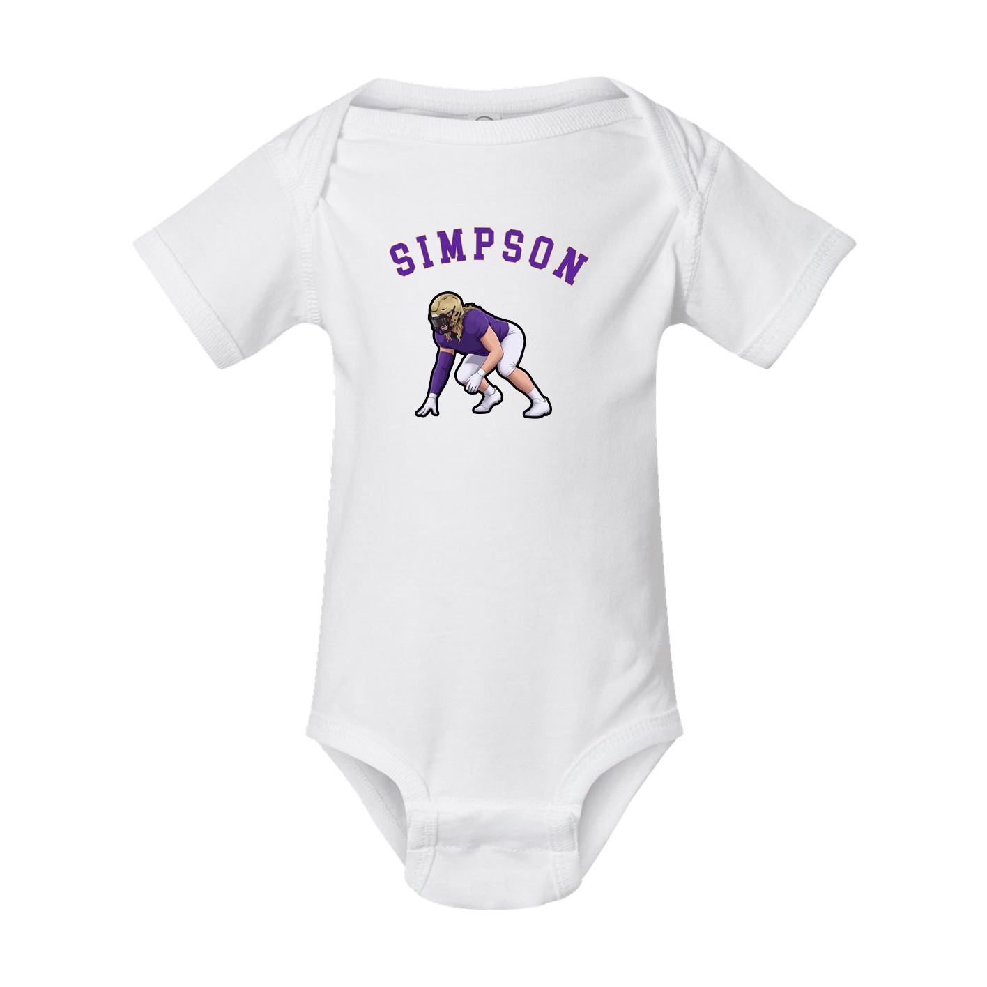 Baby Onesie — Shirsey Arch in White