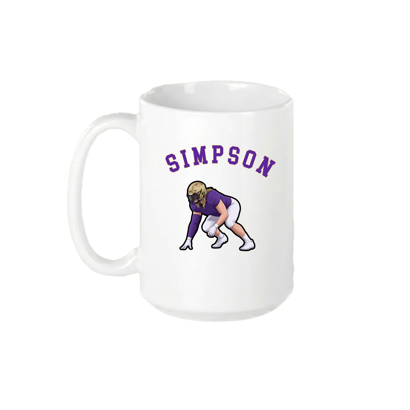 15oz Coffee Mug — Shirsey Arch in White