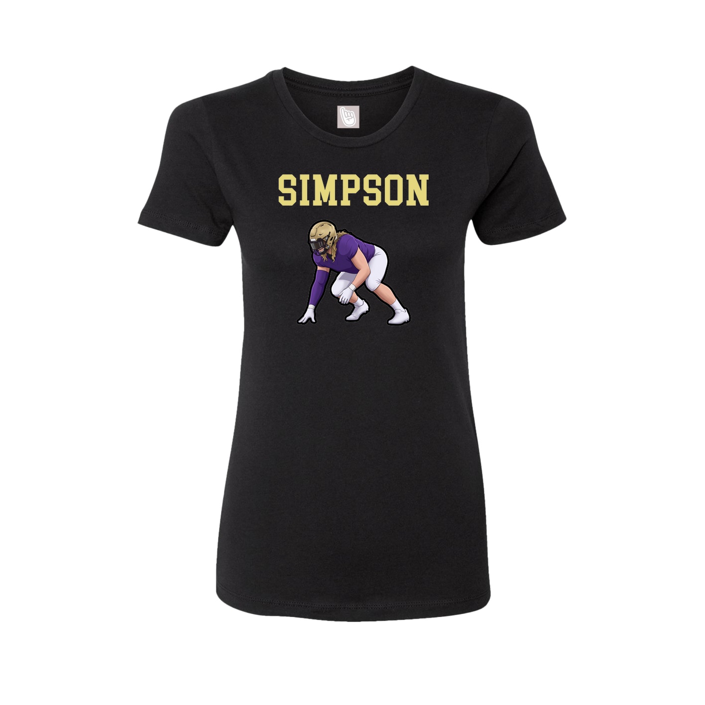 Fitted Women's Tee — Shirsey in Black