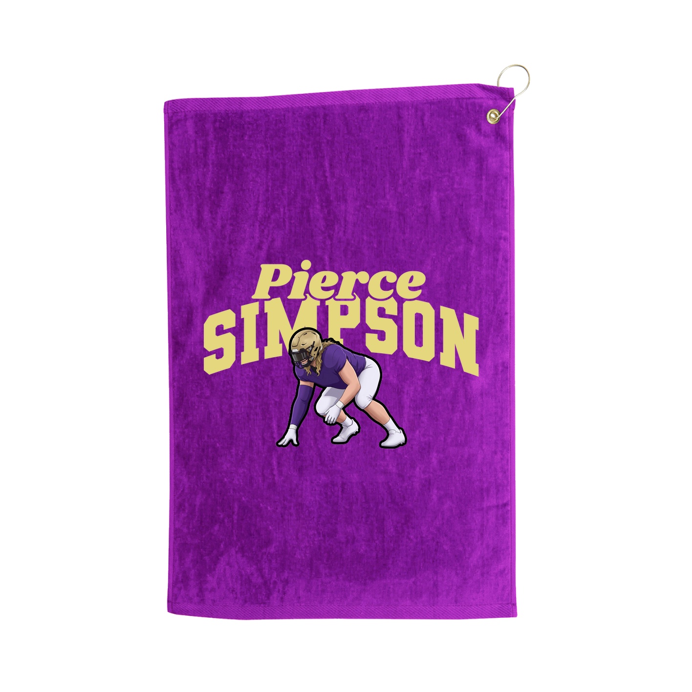 Golf Towel — Signature Arch in Purple