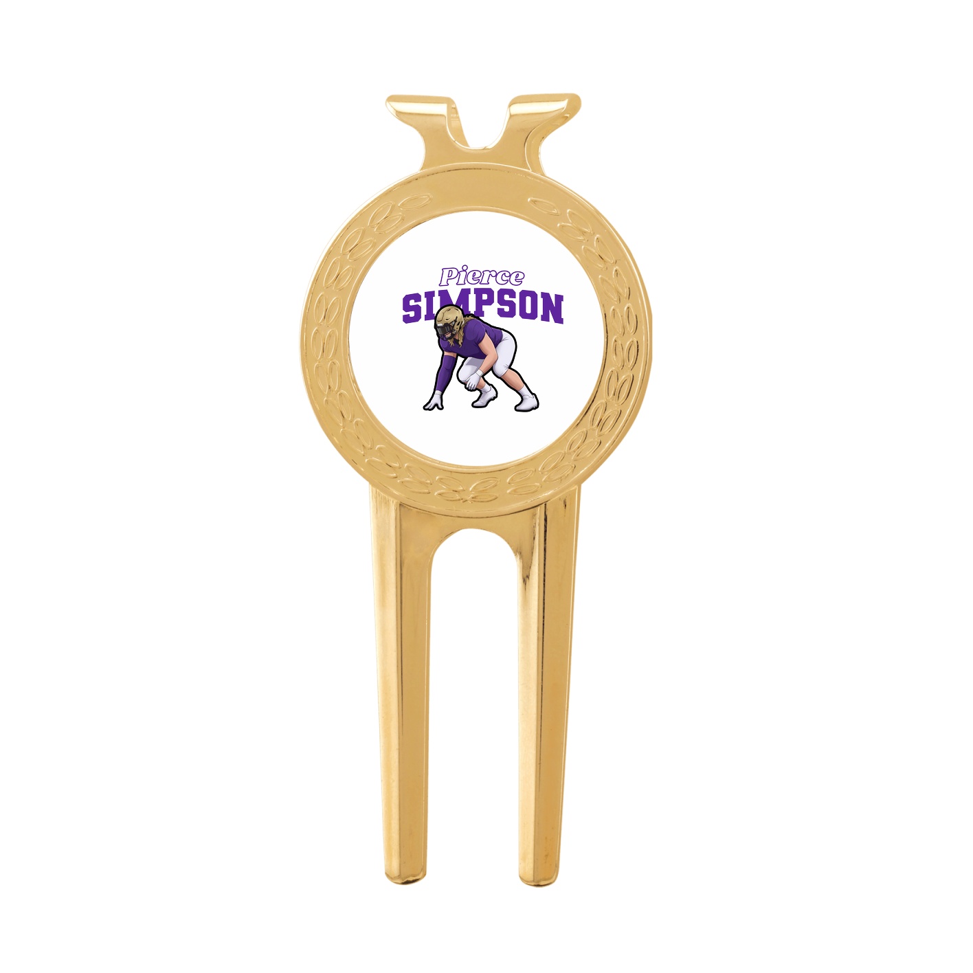 Divot Tool with Ball Marker — Name Arch in Classic