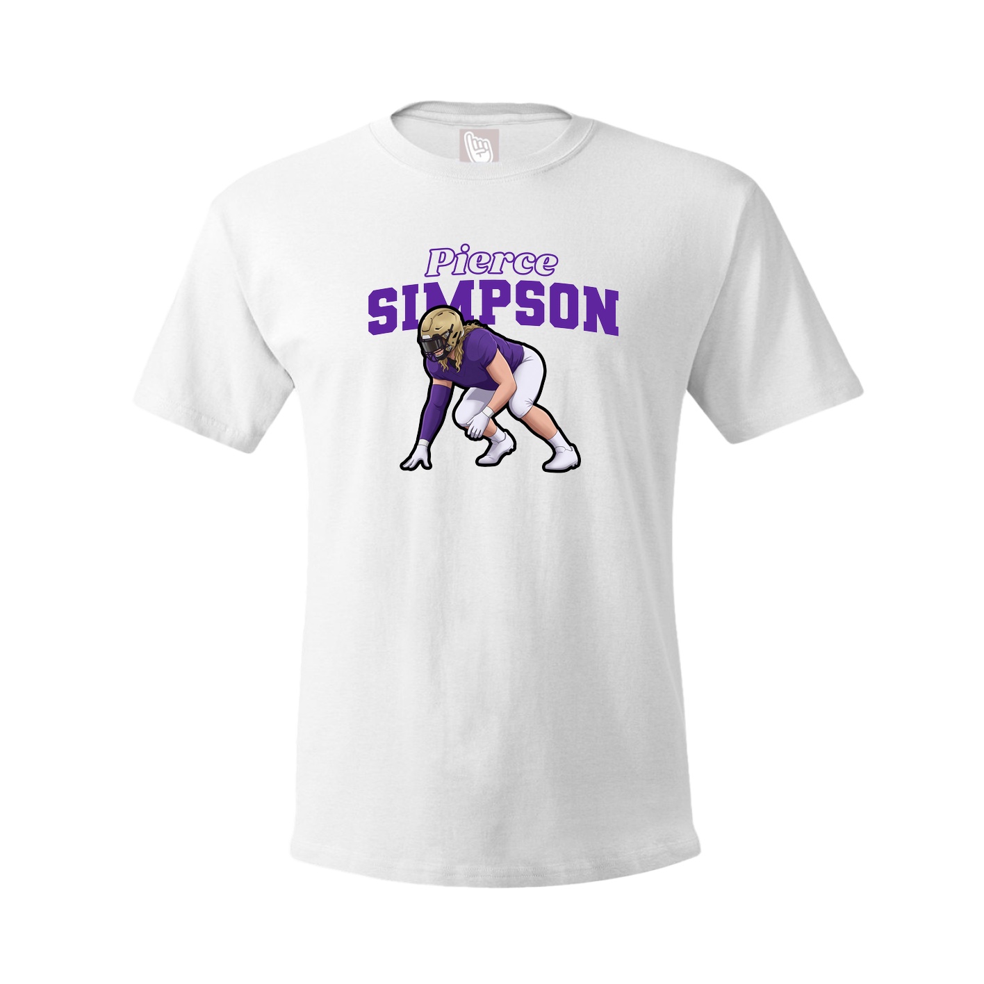 Tee — Name Arch in White