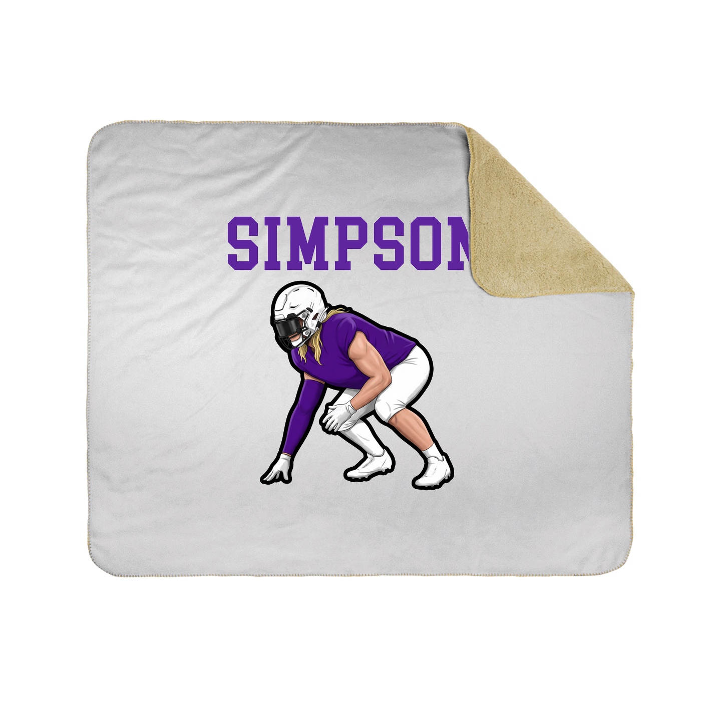 Throw Blanket — Shirsey in White