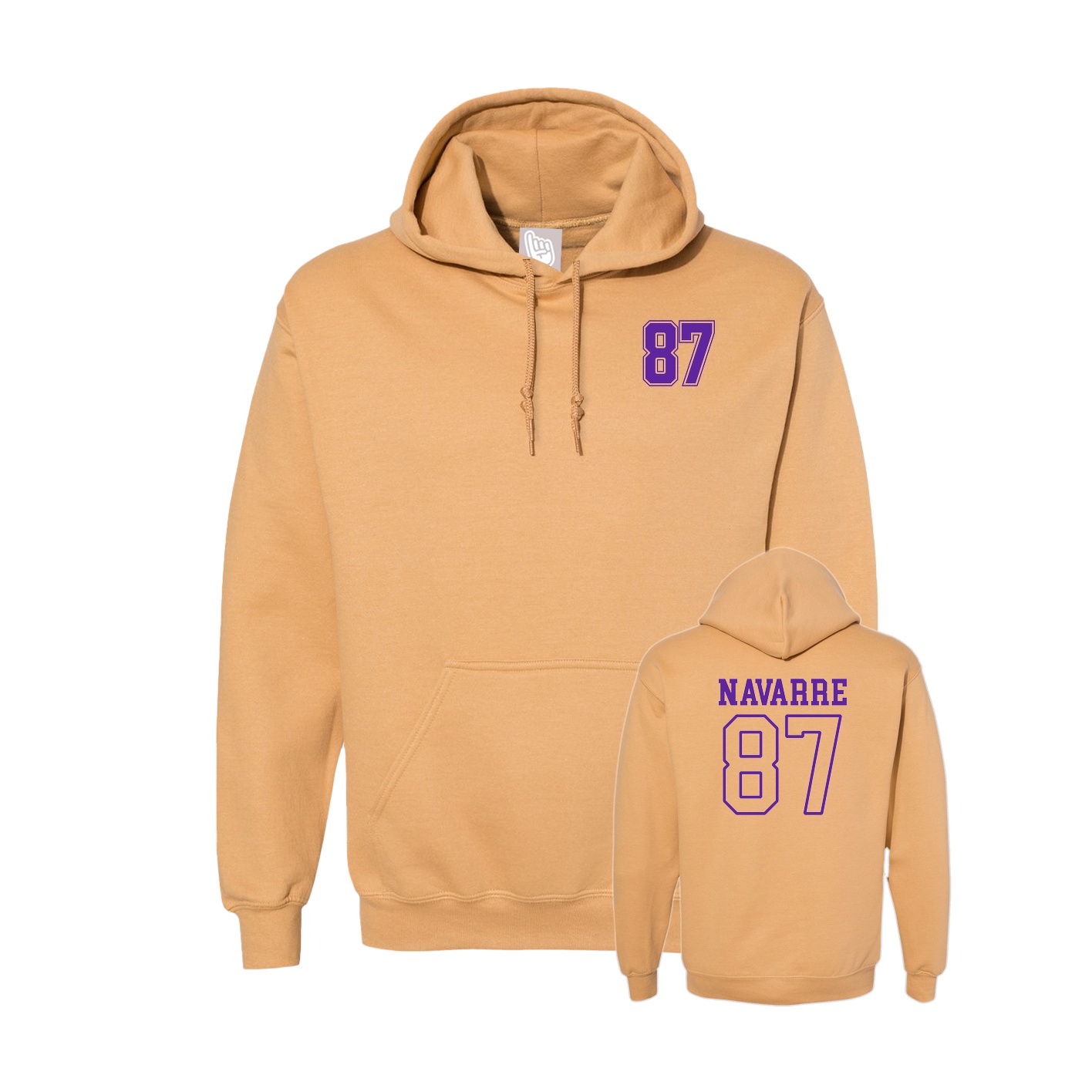 Hoodie — Chest Back in Vegas Gold