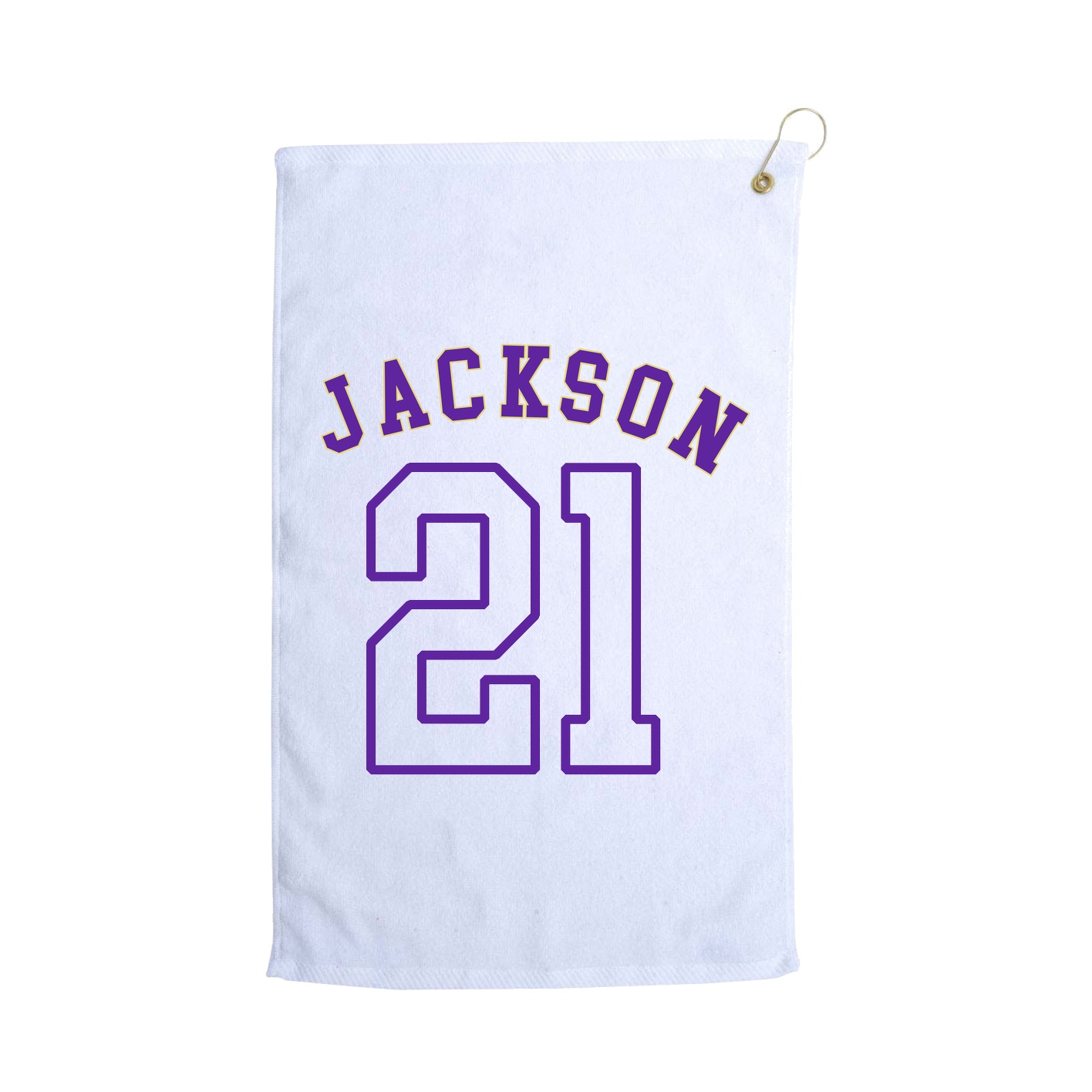 Golf Towel — Shirsey Arch in White