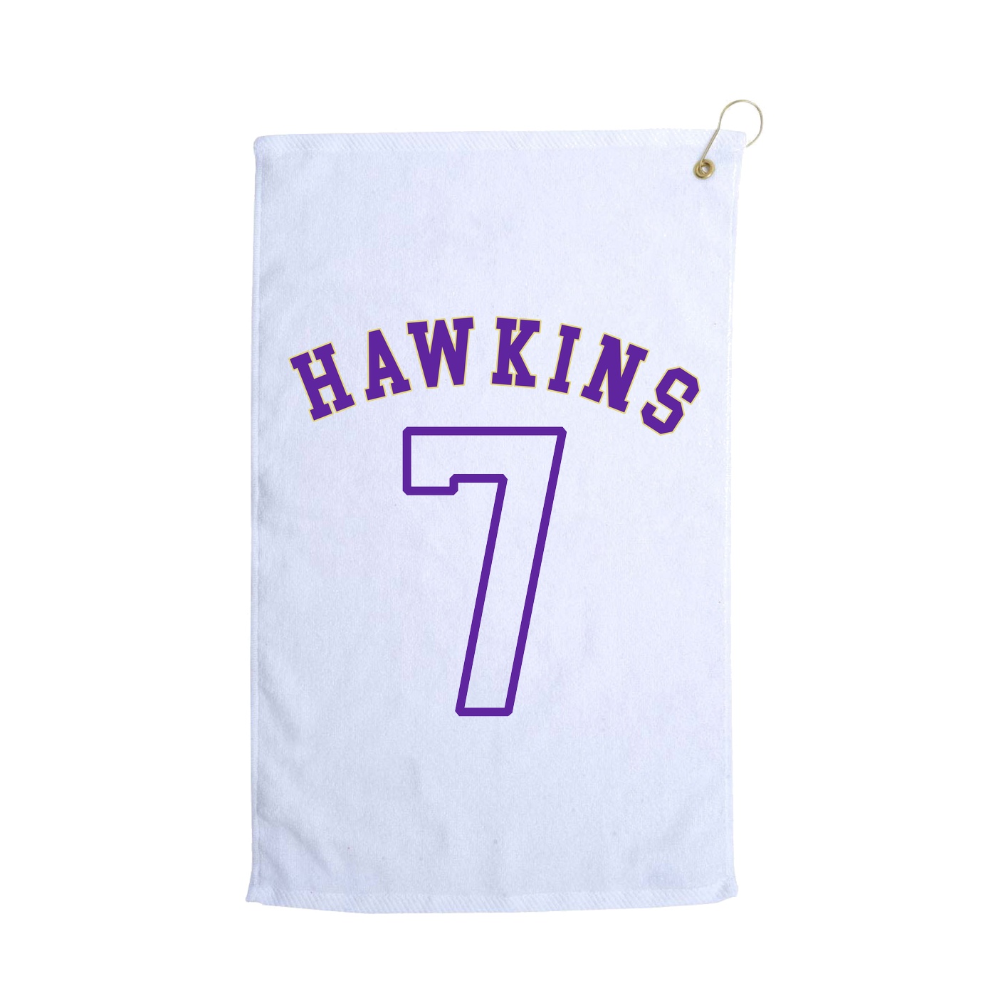 Golf Towel — Shirsey Arch in White