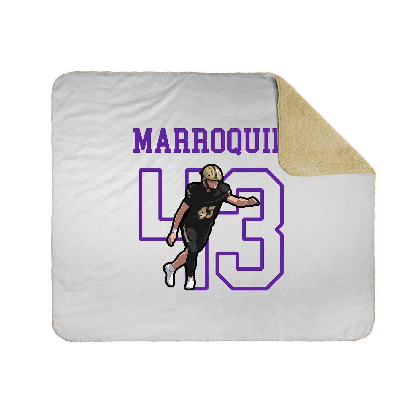Throw Blanket — Shirsey in White