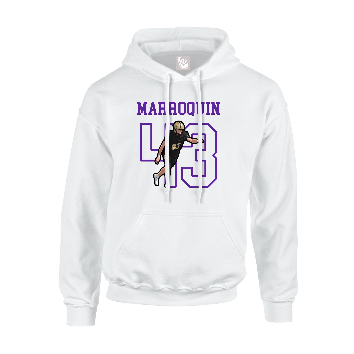 Youth Hoodie — Shirsey in White