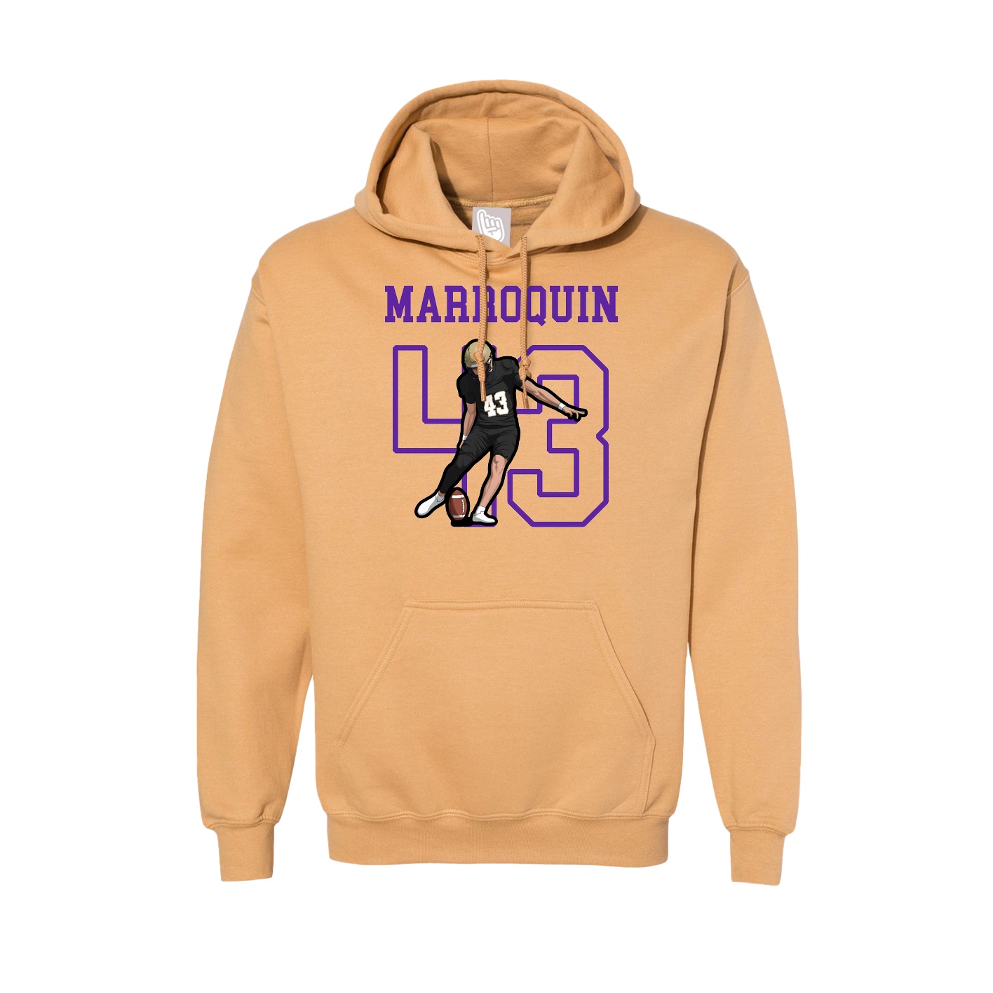 Hoodie — Shirsey in Vegas Gold