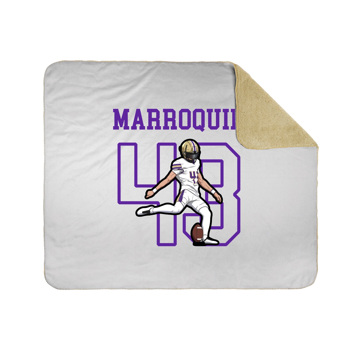 Throw Blanket — Shirsey in White