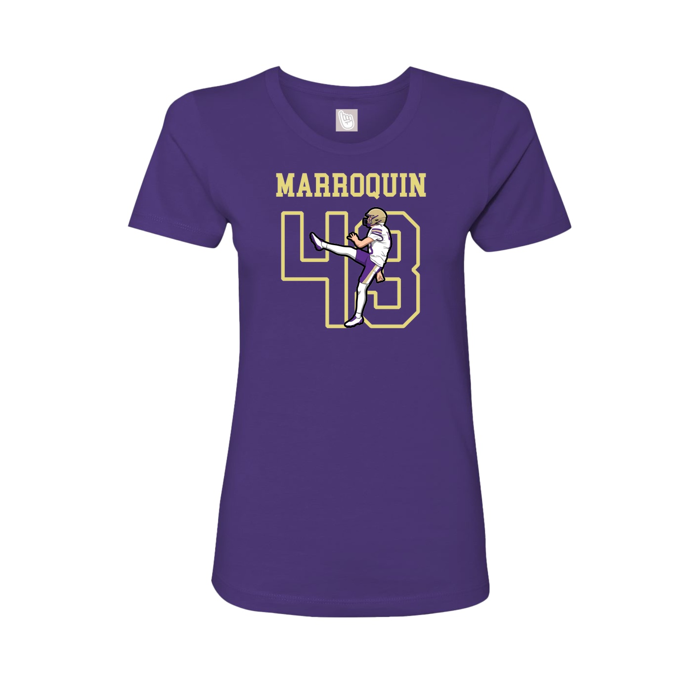 Fitted Women's Tee — Shirsey in Purple
