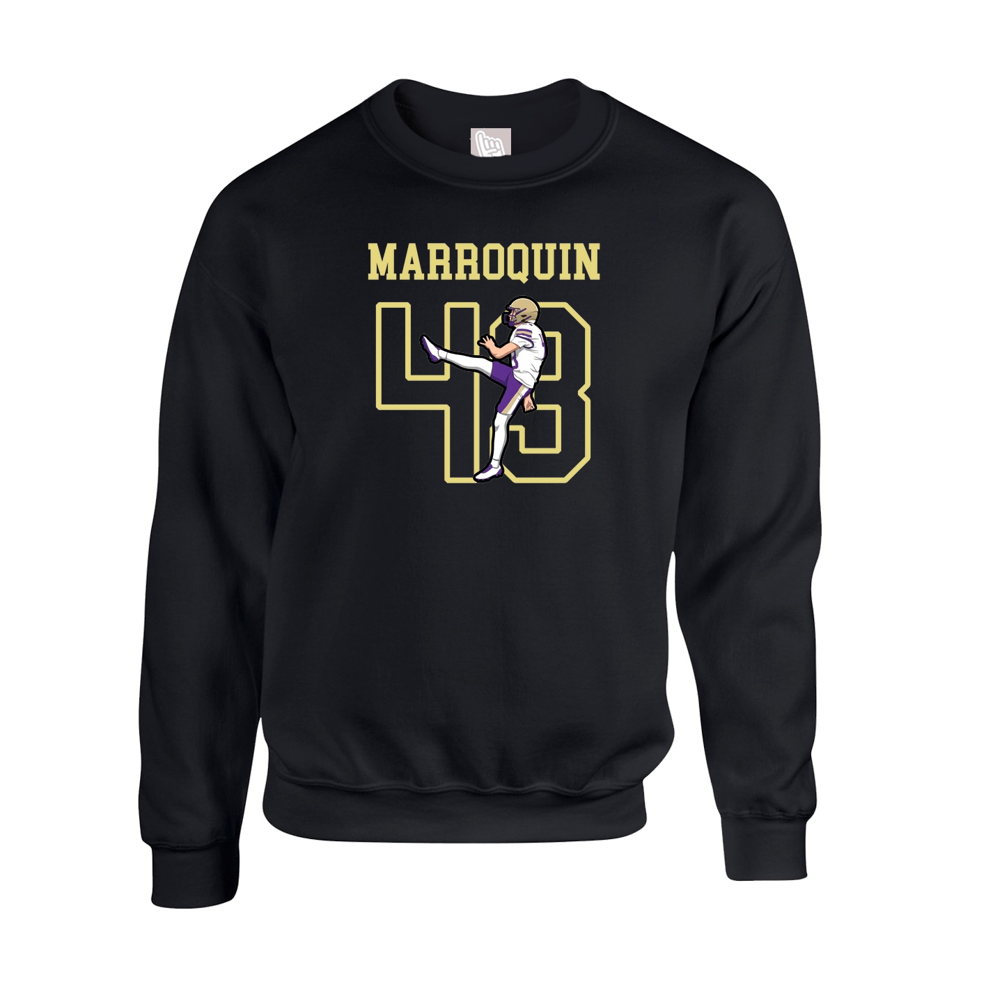 Fleece Crew — Shirsey in Black