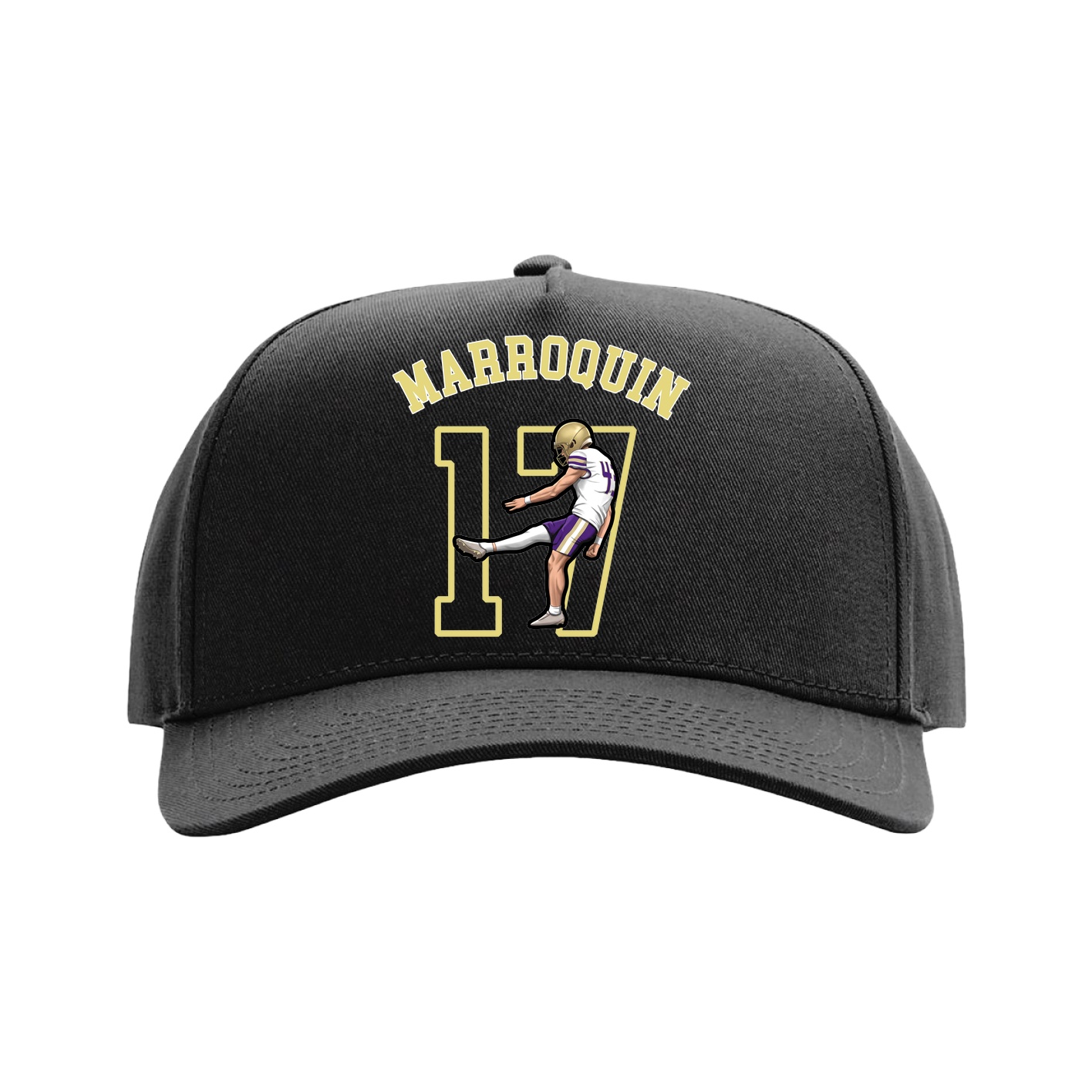 Full Fabric Five-Panel Champ Cap