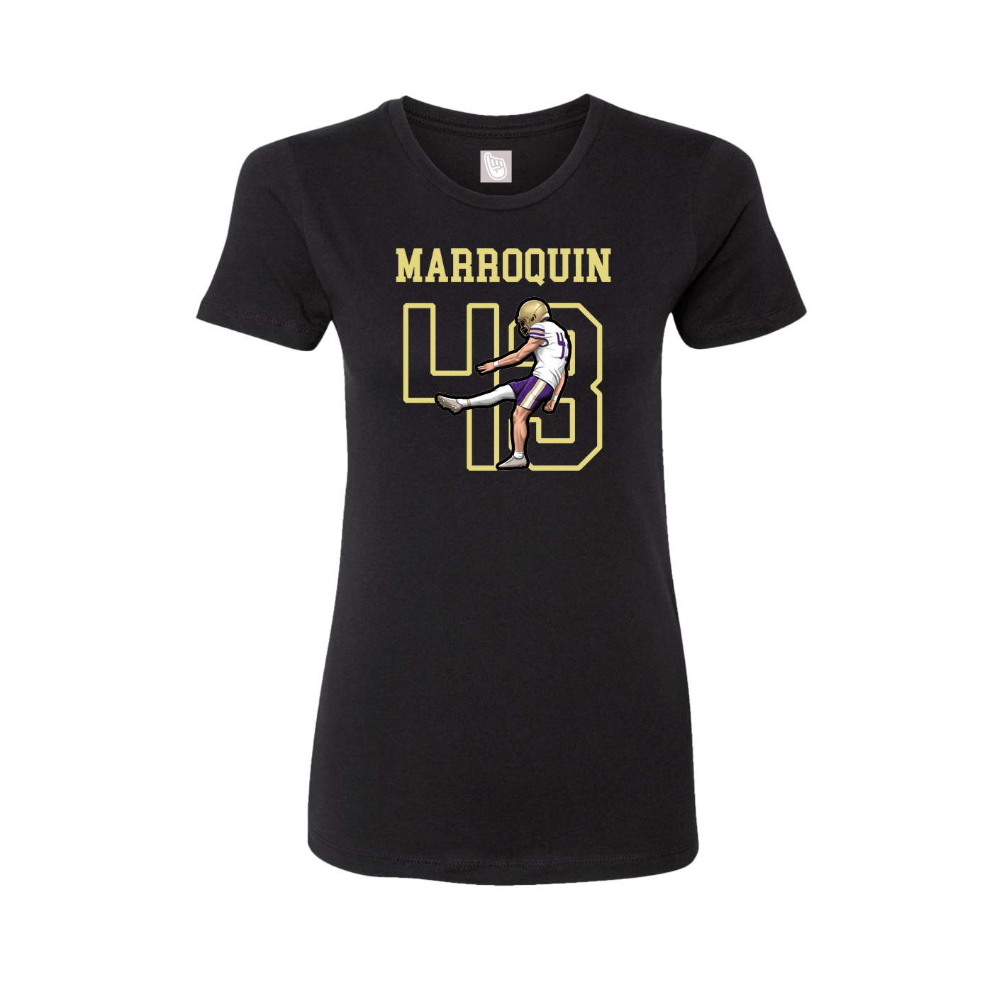 Fitted Women's Tee — Shirsey in Black