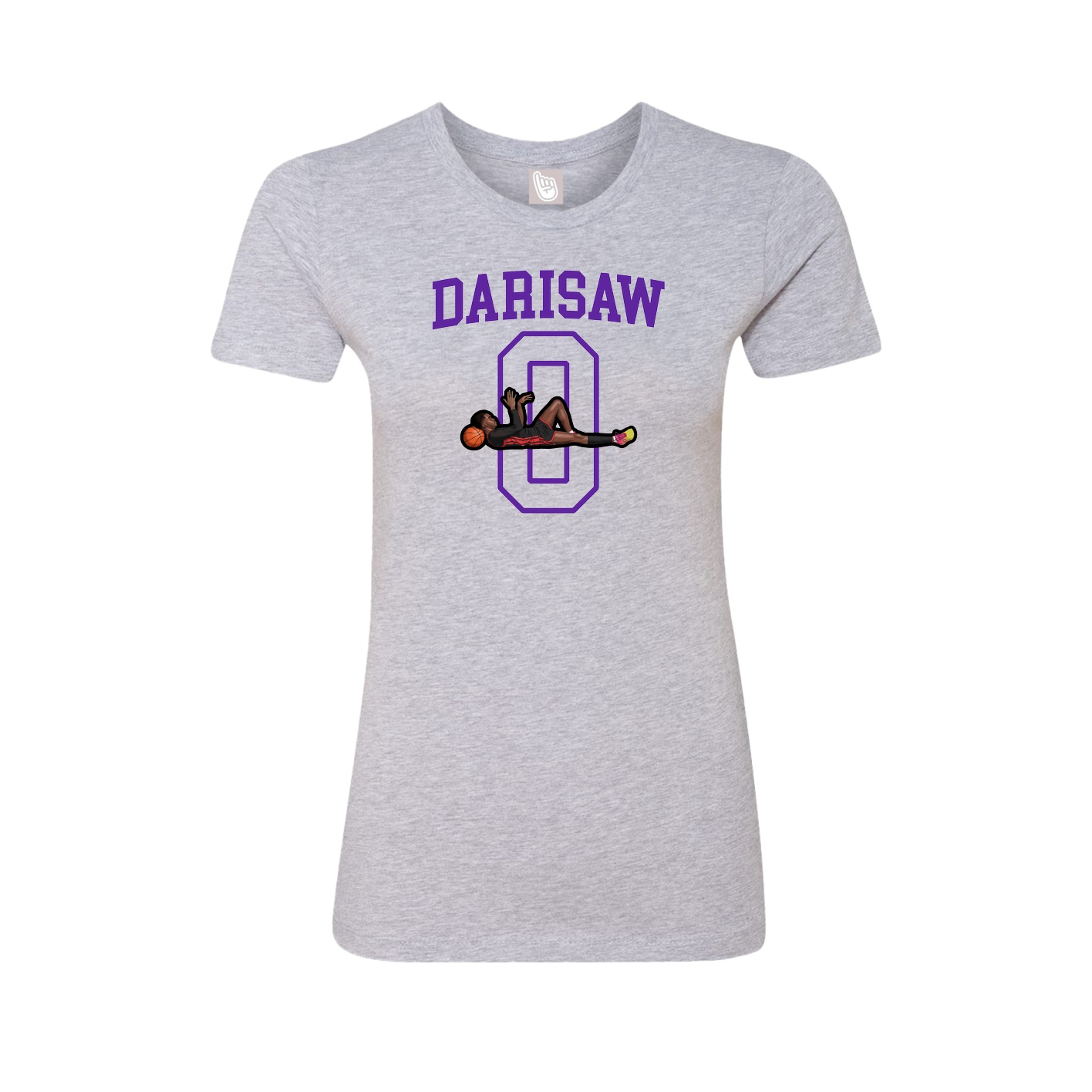 Fitted Women's Tee — Shirsey in Grey