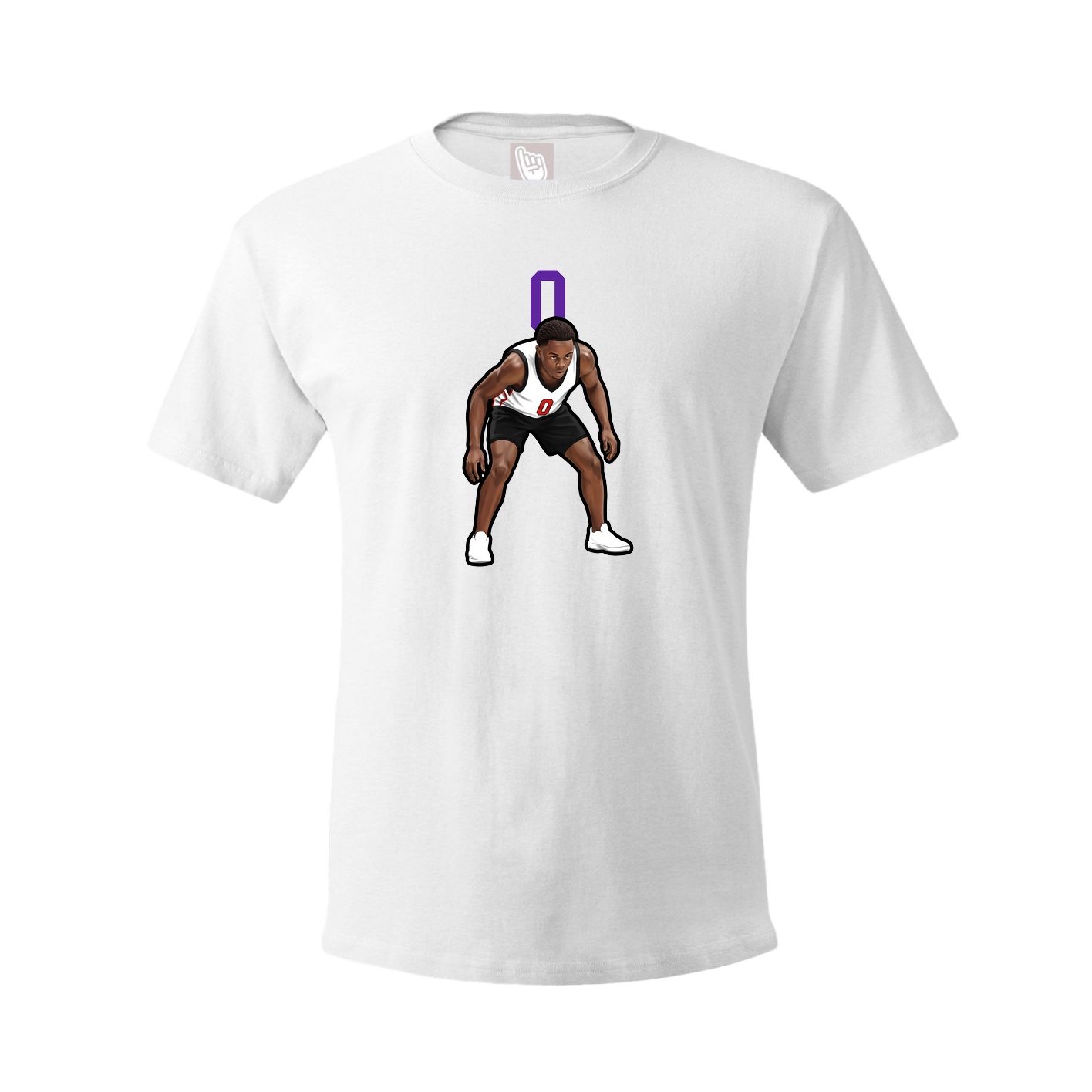 Tee — Number Top in White