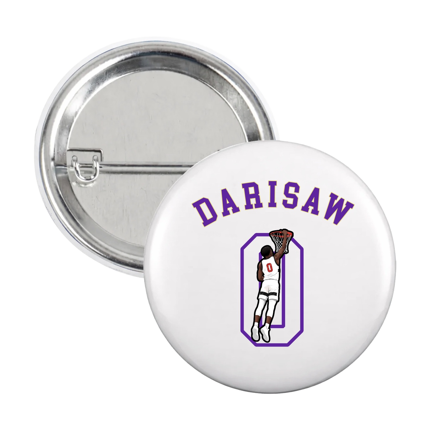 Game Day Button — Shirsey Arch in White