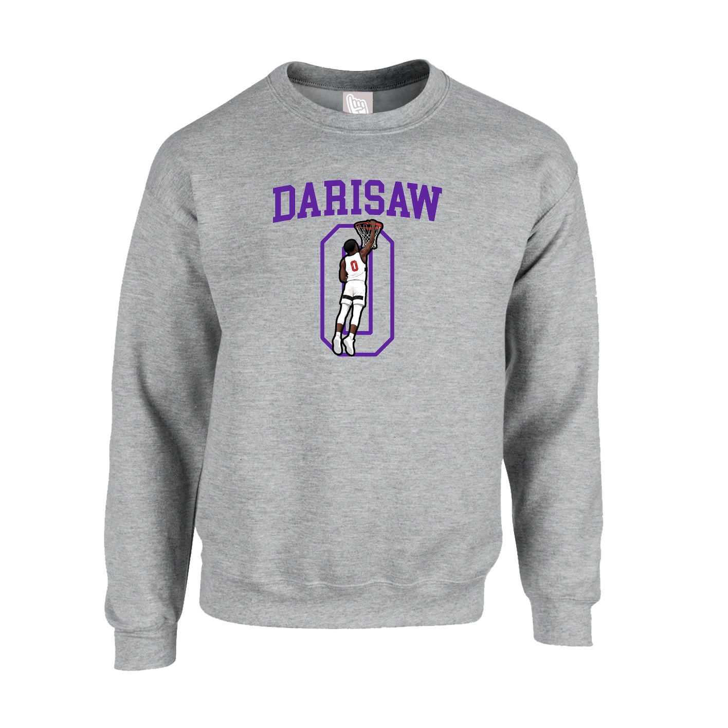 Fleece Crew — Shirsey in Grey